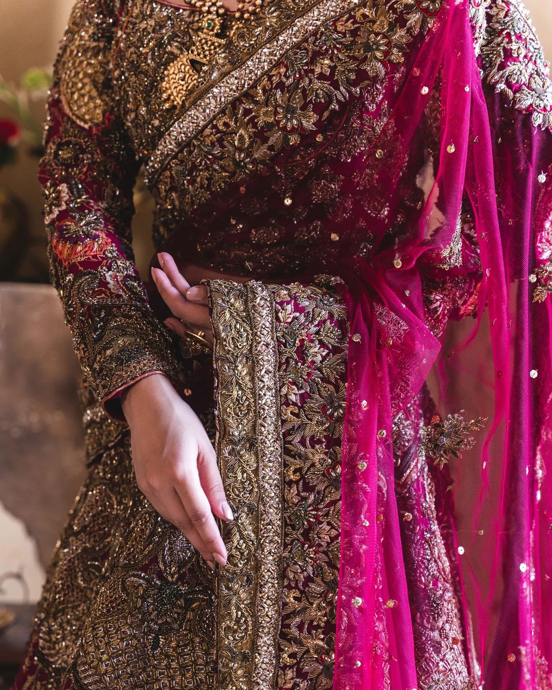 Pink Lehenga Choli