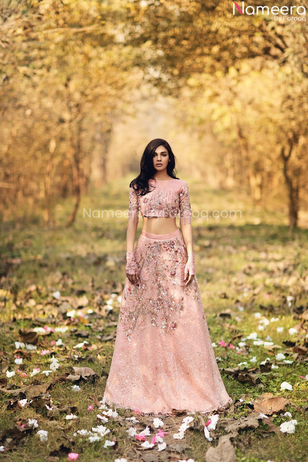 pink lehenga choli