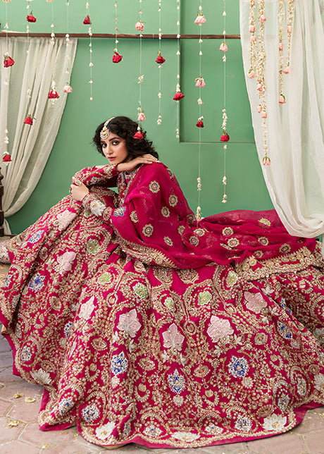 Pink Lehenga Choli