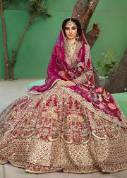 Pink Lehenga Gown for Indian Bridal Wear