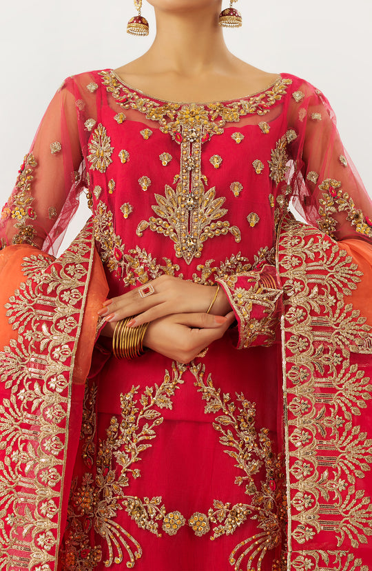 Pink Lehenga Kameez Pakistani Wedding Dress