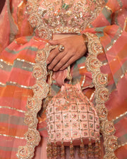 Pink Lehenga with Embellished Choli and Dupatta Dress Online