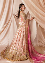Pink Long Gown Lehenga Pakistani Wedding Dress