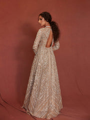 Pink Net Gown Lehenga Pakistani Wedding Dresses 2023