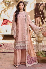 Pink Pakistani Embroidered Kameez Trousers with Dupatta Eid Dress