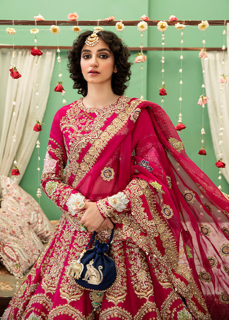 Pink Raw Silk Lehenga Choli 