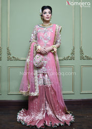 Pink Sharara