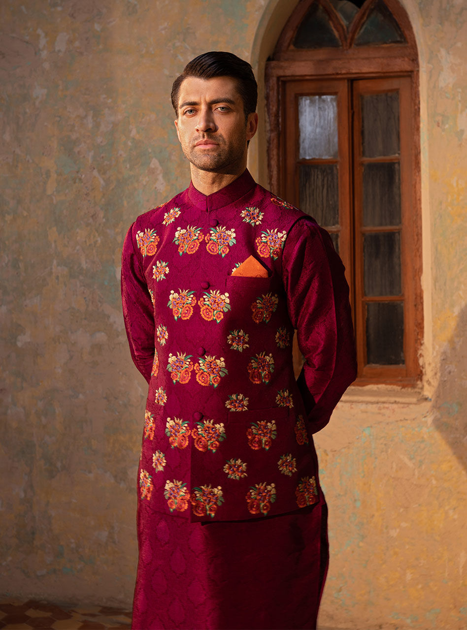 Pink Sherwani Kurta Dress for Pakistani Groom Dresses 2023