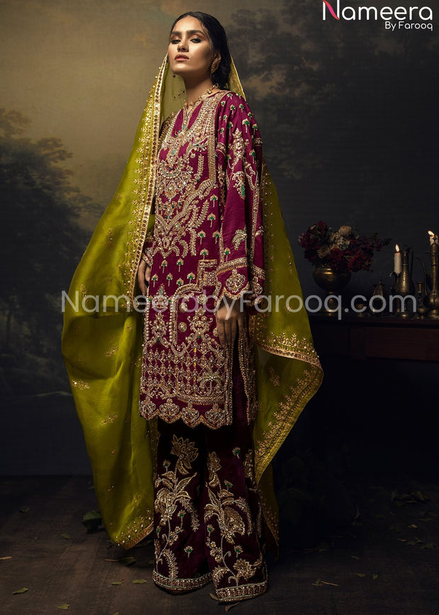 Velvet Salwar Kameez 