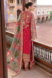 Pink Wedding Dress Pakistani in Kameez Trouser Dupatta Style