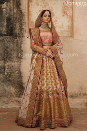 Pink and White Lehenga Choli
