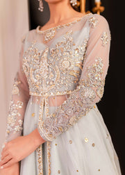 Pishwas Frock with Wedding Lehenga and Dupatta Dress Online