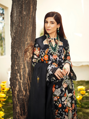 Premium Black Floral Salwar Kameez Pakistani Eid Dress 2022