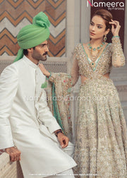 Premium Grey Pakistani Wedding Dresses Online