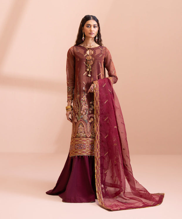 Premium Kameez Trouser and Dupatta Pakistani Eid Dress