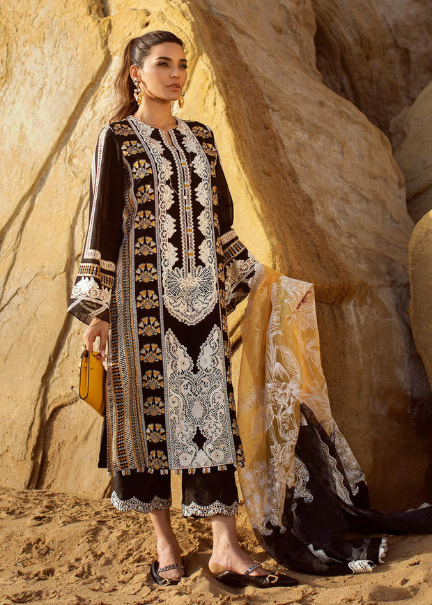 Premium Lawn Black Salwar Kameez Pakistani Eid Dress