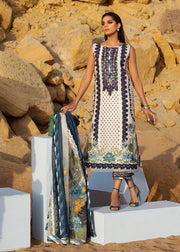 Premium Lawn Blue Salwar Kameez Pakistani Eid Dress