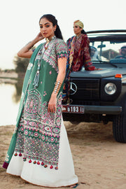 Premium Lawn Kameez Gharara for Pakistani Eid Dress
