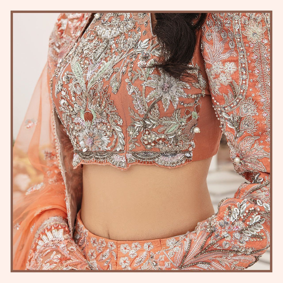 Premium Pakistani Bridal Lehenga Choli with Dupatta
