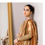 Premium Pakistani Bridal Pishwas Frock with Lehenga Dress