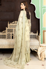 Premium Pakistani Party Dress in Embroidered Chiffon Kameez Trousers and Dupatta Style Online