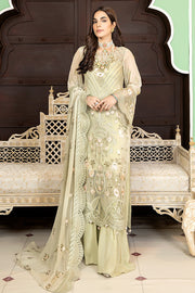 Premium Pakistani Party Dress in Embroidered Chiffon Kameez Trousers and Dupatta Style