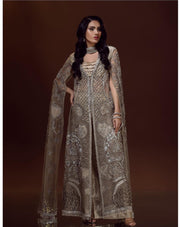 Premium Pakistani Wedding Dress in Embellished Jacket Style
