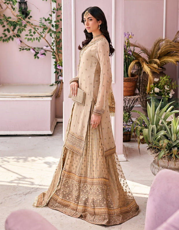 Premium Pakistani Wedding Dress in Lehenga Kameez Dupatta Style