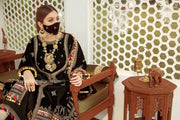 Pretty Pakistani Black Salwar Kameez Velvet Online 