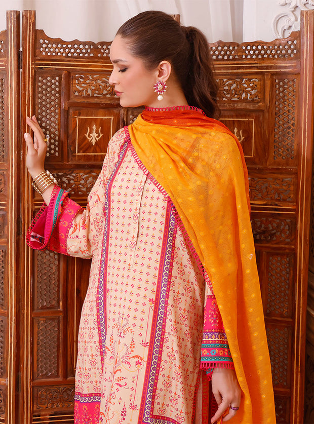 Printed Salwar Kameez and Dupatta Pakistani Eid Dress Online