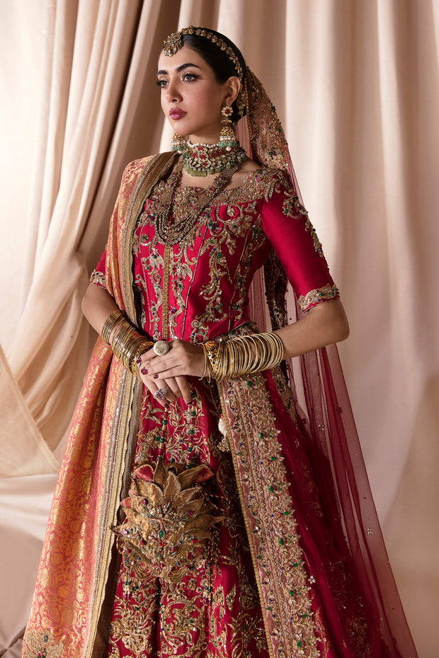 Pure Kimkhab Lehenga Choli Pakistani Wedding Dresses 2023