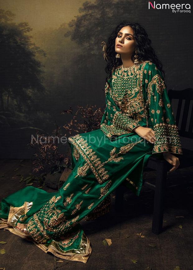 Pure Silk Salwar Kameez for Wedding Party Wear  