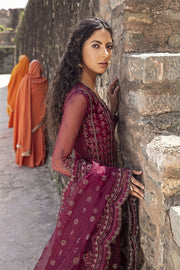 Purple Dress Combination Pakistani