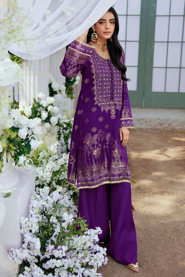 New Purple Embroidered Kameez Trousers Eid Dress 2023 MEDIUM New Purple Embroidered Kameez Trousers Eid Dress 2023 MEDIUM