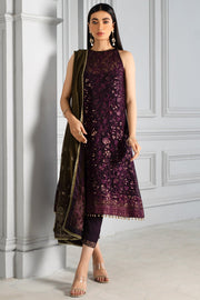 Purple Pakistani Dress with Delicate Embroidery