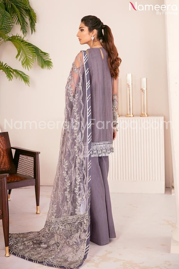 Purple party wear dtress 2021