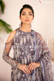 Purple party wear frock shirt 2021