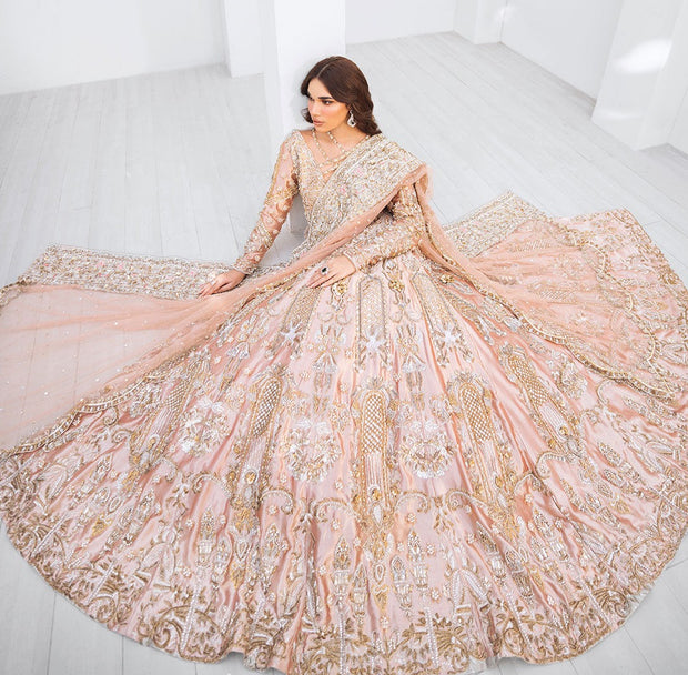 Rani Pink Color Shibori Print Gown