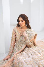 Rani Pink Lehenga Gown Pakistani Wedding Dresses 2023