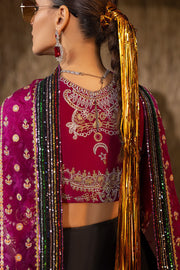 Raw Silk Black Lehenga Choli 