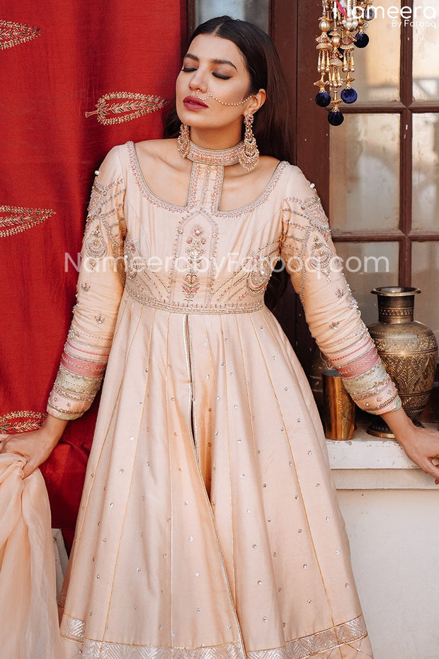 Premium Designer Wedding Party Raw Silk Frocks 2021
