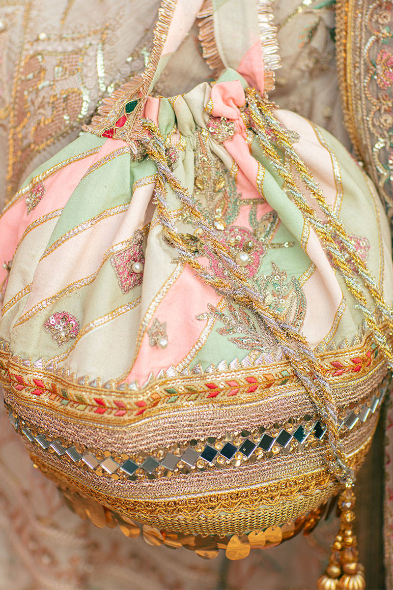 Raw Silk Lehenga Indian Bridal Wear
