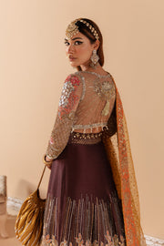 Raw Silk Lehenga and Choli Bridal Wedding Dress