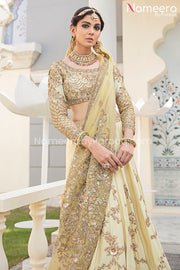 Raw Silk Lehenga with Choli