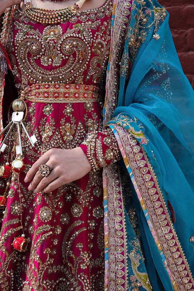 Raw Silk Organza Lehenga Choli Pakistani 