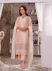 Raw Silk Pink Salwar Kameez Pakistani Eid Dress