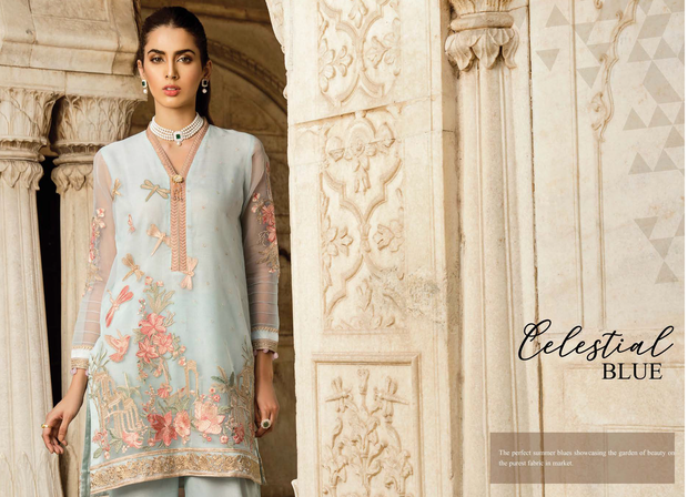 Ready to wear Elegant Celestial blue