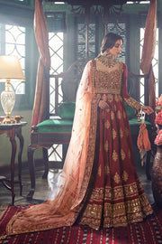 Red Anarkali Lehenga Dress