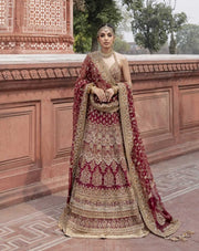 Red Blouse Lehenga Bridal