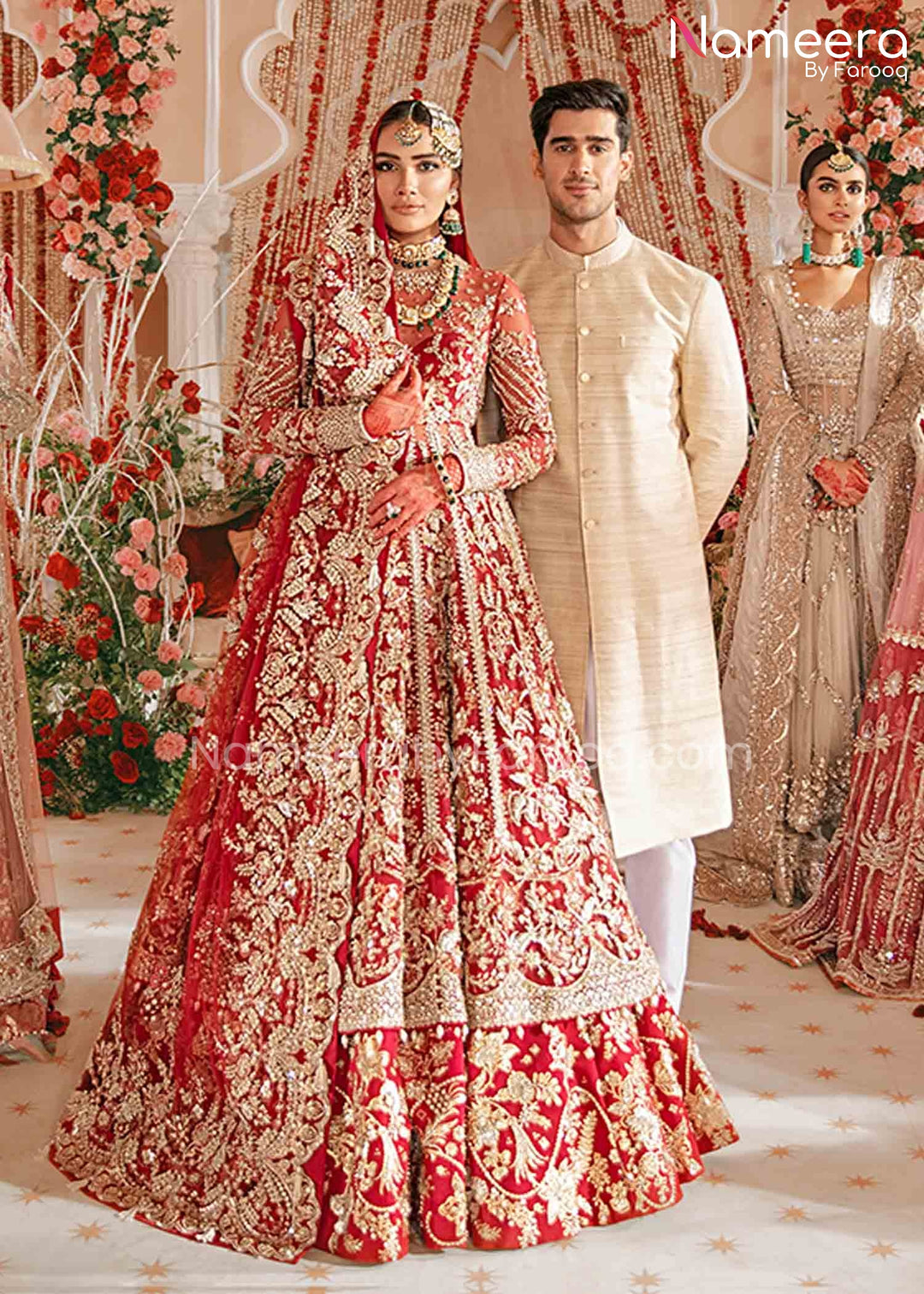 Red Bridal Dress Pakistani